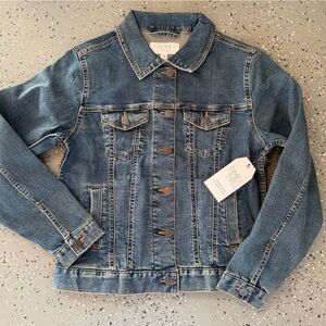 Time and Tru Blue Denim Jacket xs NWT